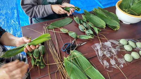 新潟県胎内市 移住者交流会 笹団子