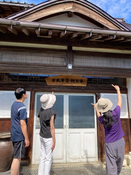 古民家宿桐生家の外観 新潟県胎内市
