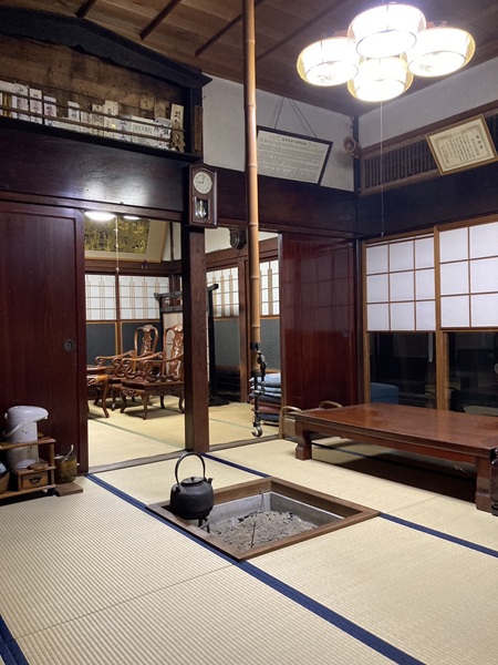 古民家宿桐生家の内観 新潟県胎内市
