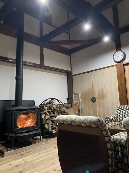 古民家宿桐生家の内観 新潟県胎内市