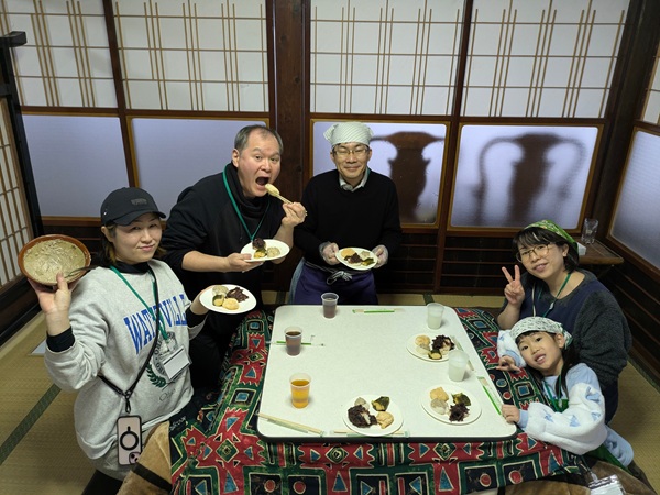 移住者交流会　お餅つき