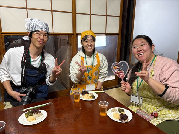移住者交流会　お餅つき
