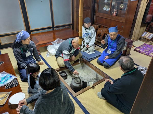 移住者交流会　お餅つき